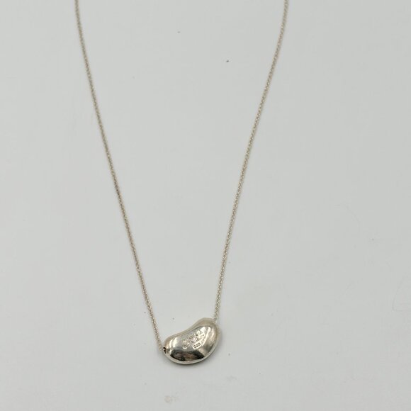 Authentic Tiffany & Co Elsa Peretti Large Bean Necklace - Picture 2 of 8